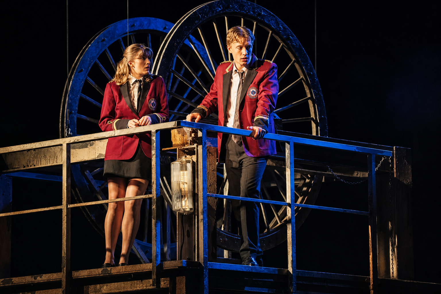 Kevin Hall performs live at Leeds Playhouse’s theatre production of Brassed Off.