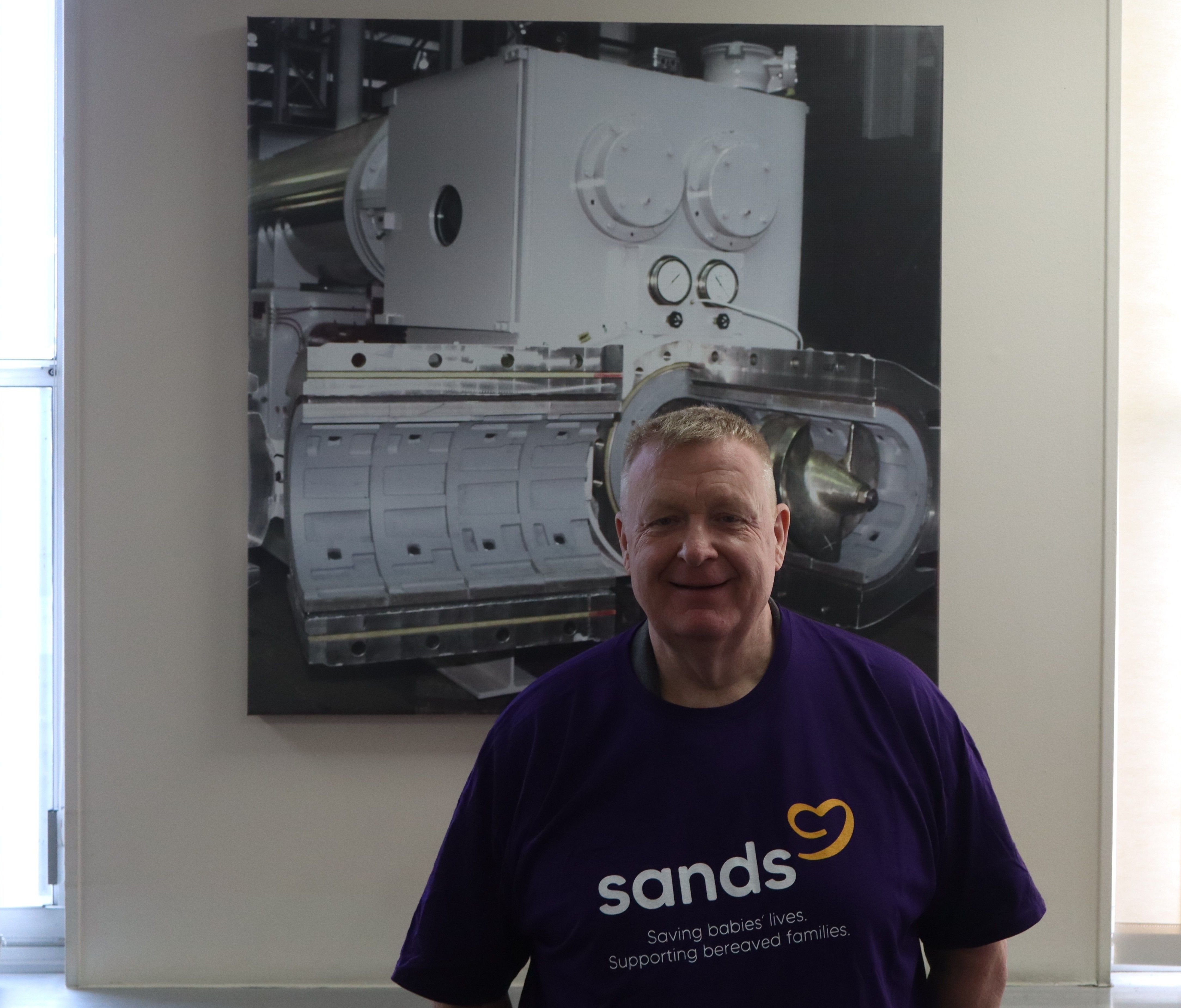 Mark will be putting his best foot forward during March for the UK's leading pregnancy and baby loss charity – Sands